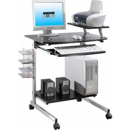 RTA PRODUCTS LLC Techni Mobili Compact Computer Desk, 27-1/2"W x 19"D x 36"H, Espresso RTA-2018-ES18